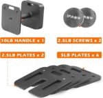 Adjustable Dumbbell 9 In 1 Free Weights For Multiweight Options Quick-Lock Adjustable Dumbbell Sets With Anti-Slip Steel Handle For Full-Body Home Gym Workouts - Image 8