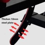 Adjustable Strength Training Bench Press Home Full Body Workout Foldable Weight Benches Gym Multi-functional Fitness Dumbbell Chair - Image 5