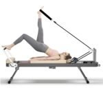 Pilates Reformer Machine For Home Gym Workout, Foldable Pilates Equipment With High Strength Alloy Springs For Beginners, Up To 330lbs - Image 3