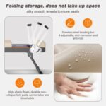 Pilates Reformer Machine For Home Gym Workout, Foldable Pilates Equipment With High Strength Alloy Springs For Beginners, Up To 330lbs - Image 8