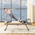 Pilates Reformer Machine For Home Gym Workout, Foldable Pilates Equipment With High Strength Alloy Springs For Beginners, Up To 330lbs - Image 2
