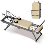 Pilates Reformer Machine For Home Gym Workout, Foldable Pilates Equipment With High Strength Alloy Springs For Beginners, Up To 330lbs - Image 9