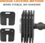 Adjustable Dumbbell 9 In 1 Free Weights For Multiweight Options Quick-Lock Adjustable Dumbbell Sets With Anti-Slip Steel Handle For Full-Body Home Gym Workouts - Image 7